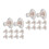 20 Pcs Clear Silicone Earring Backs Reusable Studs For Women Men 7