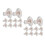 20 Pcs Clear Silicone Earring Backs Reusable Studs For Women Men 6