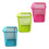 1Set Metal Pen Container Square Office Cosmetic Brush Holder 7