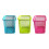 1Set Metal Pen Container Square Office Cosmetic Brush Holder 10