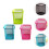 1Set Metal Pen Container Square Office Cosmetic Brush Holder 8