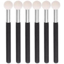 12 Pcs Round Head Concealer Brush For Foundation And Cosmetics