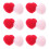 24pcs Colored Felt Hearts Decorations Photo Props 1