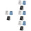12 Pcs Home Desk Calendars Plan Arrangement Assorted Colors 6