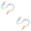 2Pcs Acrylic Chain Extension Replacement For Bag Accessory 6