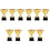 10 Pcs Kids Competition Trophy Portable Plastic Award 5