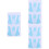 300 Pcs Nail Forms For Uv Gel Tip Extension Self-Adhesive Guide 6