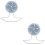 2Pièces Roue Anti-Bruit En PP Pour Hamster Jeu Exercice 8