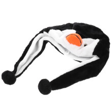 5Pcs Elastic Animal Hat Adorable Penguin Plush Winter Hat