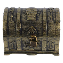 3Pcs Pirate Treasure Chest Toy Storage Box With Lock For Kids