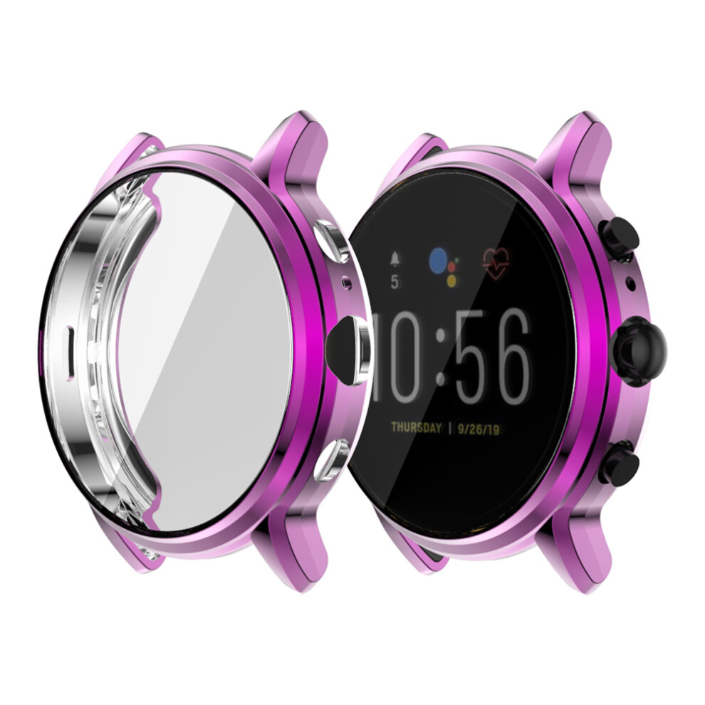 2Pcs Tpu Watch Protective Case For Gen 5 The Hr Purple 3364078465770