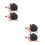 4 Pcs Hedgehog Pin Cushion Flat Head Sewing Needle Holder 10