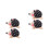 4 Pcs Hedgehog Pin Cushion Flat Head Sewing Needle Holder 5