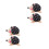 4 Pcs Hedgehog Pin Cushion Flat Head Sewing Needle Holder 8