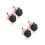 4 Pcs Hedgehog Pin Cushion Flat Head Sewing Needle Holder 9