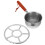2Pcs Stainless Steel 300Ml Mini Milk Pan With Spout 2