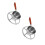 2Pcs Stainless Steel 300Ml Mini Milk Pan With Spout 4