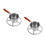 2Pcs Stainless Steel 300Ml Mini Milk Pan With Spout 6