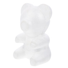 2pcs Polystyrene Bear Mould Craft Balls 20cm H 13cm W