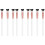 9 Pcs Nose Brushes For Contour And Highlight Makeup Tools 6