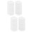 80 Pcs Ear Clips Accessories Skid Resistance Pads 7