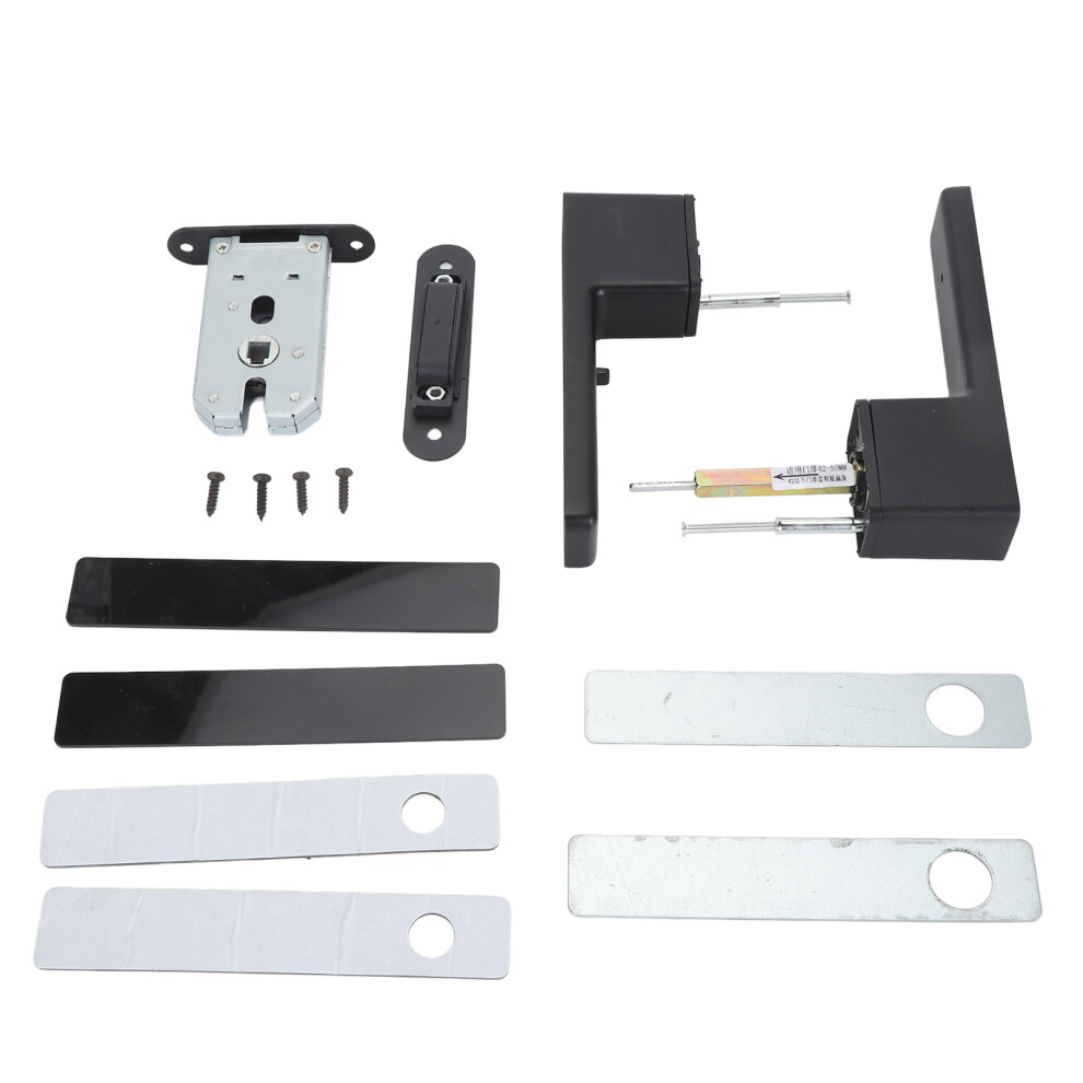 Door Lever Lock Quiet Metal Handle With Lock Key For 42-50Mm Doors 609610708322