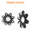 2Pcs Simple Rattan Wall Mirror For Bedroom Home Decor 6
