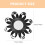 2Pcs Simple Rattan Wall Mirror For Bedroom Home Decor 4