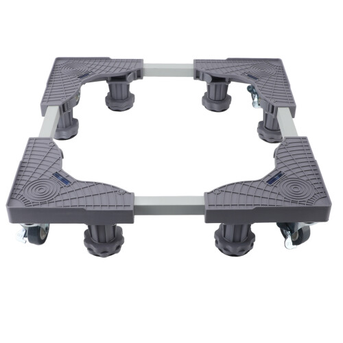 Mobile Fridge Stand Iron Alloy Adjustable Dolly with Brake 2
