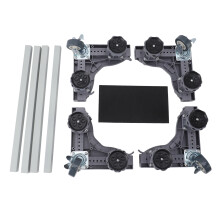 Mobile Fridge Stand Iron Alloy Adjustable Dolly with Brake