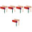 10 Pcs Wooden Ratchet Spinners Handheld Percussion Instrument 4