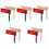 10 Pcs Wooden Ratchet Spinners Handheld Percussion Instrument 3