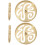 2 Pcs Copper Incense Press Mold Tool For Making Incense Cones 5