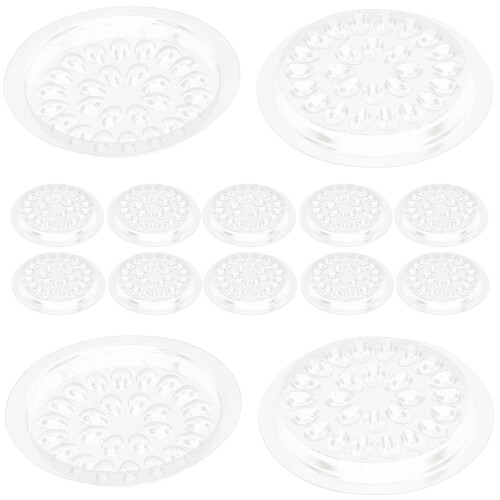 60 Pcs Acrylic Eyelash Glue Holder Pad For Extensions 2