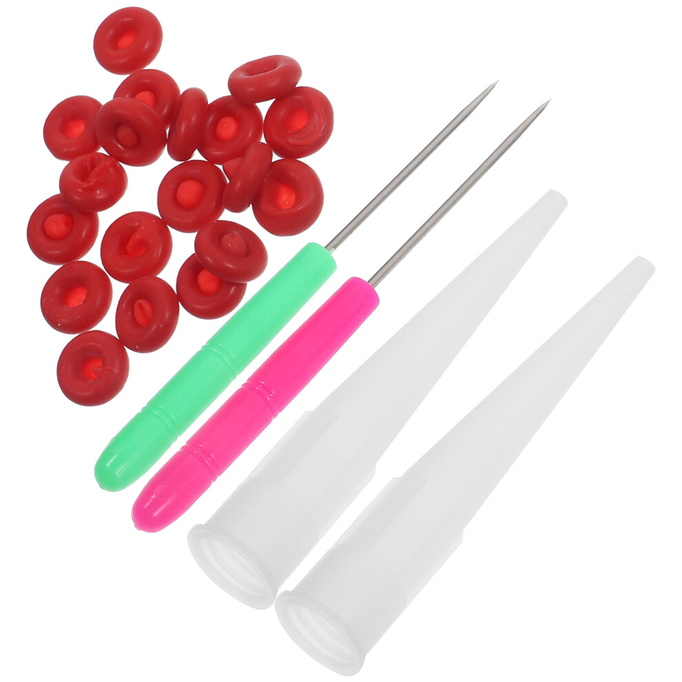 2 Sets Caulk Cap Sealer Caps And Needle Nozzle For Caulking Tube 033759316894