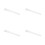 4Pcs Transparent Acrylic Receipt Holder For Cafe Counter 4
