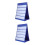 2Pcs 43X33Cm Desktop Pocket Chart With 20Pcs White Cards Small 10