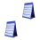 2Pcs 43X33Cm Desktop Pocket Chart With 20Pcs White Cards Small 11