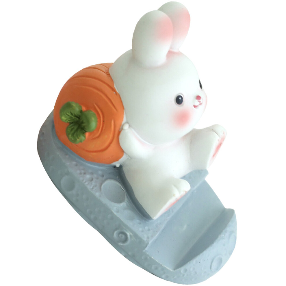 4Pcs Bunny Phone Stand Cartoon Rabbit Holder Desktop Decor 033590321170