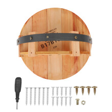 Wall Mounted Wine Rack Wood Storage Shelf Home Commercial