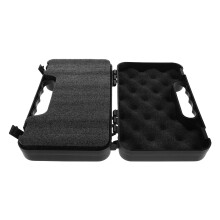 2Pcs Plastic Mic Storage Box With Cotton Liner For Travel Recording
