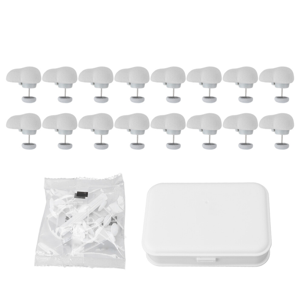 (White) 16PCS Duvet Clips for Comforter Cute Bunny Pin Fasteners Set White-image-OPC-PKXSXJ2-NEW