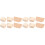 4 Sets Fiddlestick Replacement Wooden Wedges Plugs For Cello 4