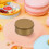4Pcs Large Round Golden Tin Box Airtight Cookie Candy Storage Container 4