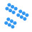 18 Pcs Rubber Flat Disc Spot Markers For Sports Training 10