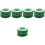 10 Rolls Christmas Tree Hanging Decor Ribbon With Snowflake Pattern 4