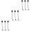9 Pcs Portable Small Microphone For Phones Computers Home Office 5