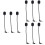 9 Pcs Portable Small Microphone For Phones Computers Home Office 6