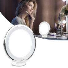 LED-Make-up-Spiegel 10x 20,5  20,5 cm Kunststoff 3xAAA
