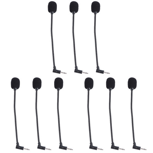 9 Pcs Portable Small Microphone For Phones Computers Home Office 1